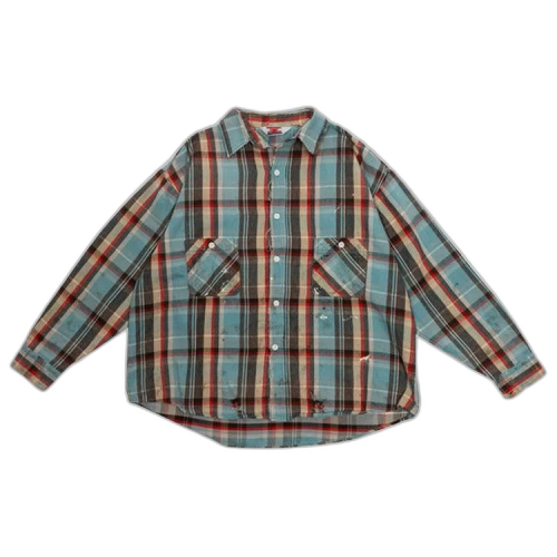 SAINT Mxxxxxx Flannel Shirt Check 'Blue'