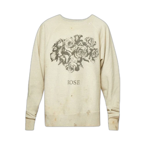Saint Michael Rose Crewneck Sweatshirt 'Grey'