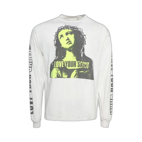 SAINT Mxxxxxx Love Ur Saint Long-Sleeve Tee 'White'