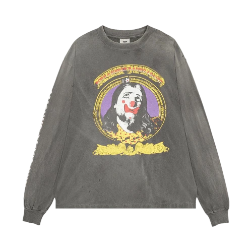 SAINT Mxxxxxx Born Saint Long-Sleeve T-Shirt 'Black'