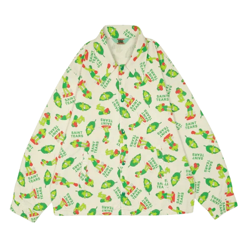 Saint Michael x Denim Tears Boxer Coach Jacket 'White'