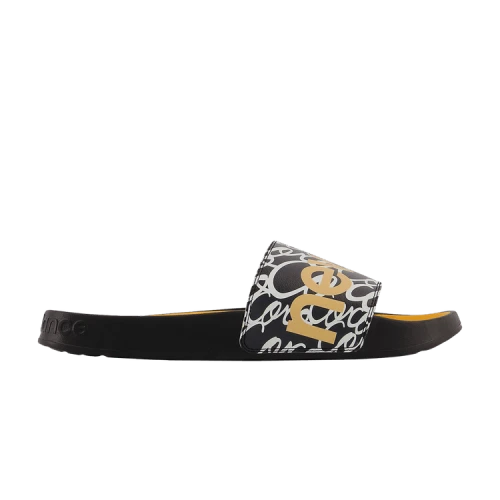 New Balance 200 Slide 'Black Vibrant Apricot'