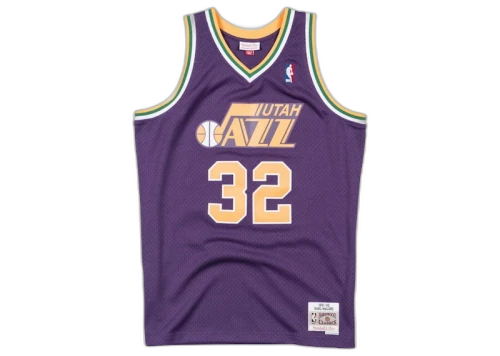 Mitchell & Ness Utah Jazz 1991-92 Karl Malone Swingman Jersey Purple