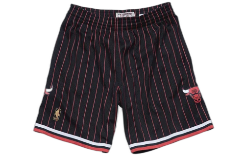 Mitchell & Ness NBA Swingman Shorts Chicago Bulls Alternate 1996-97 'Black Red'