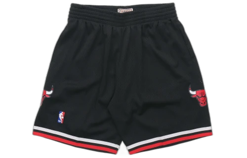 Mitchell & Ness NBA Swingman Shorts Chicago Bulls Alternate 1997-98 'Black Red'