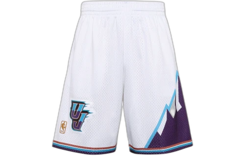 Mitchell & Ness NBA Swingman Shorts Utah Jazz 1996-97 'White Purple'