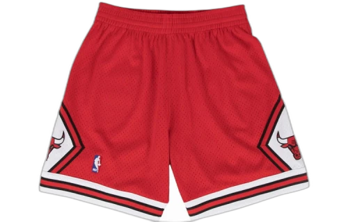Mitchell & Ness NBA Swingman Shorts Chicago Bulls Road 1997-98 'Red White'