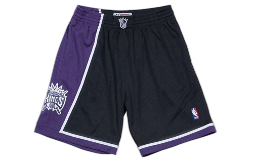 Mitchell & Ness NBA Swingman Shorts Sacramento Kings Road 2000-01 'Black Purple'