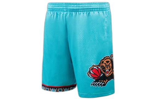 Mitchell & Ness NBA Swingman Shorts Vancouver Grizzlies Road 1996-97 'Teal'