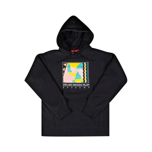 Supreme x Mendini Hooded Sweatshirt 'Black'
