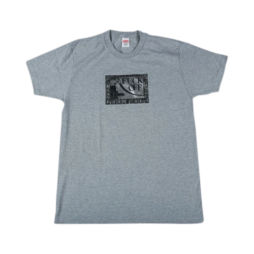 Supreme Fuck Off T-Shirt 'Grey'
