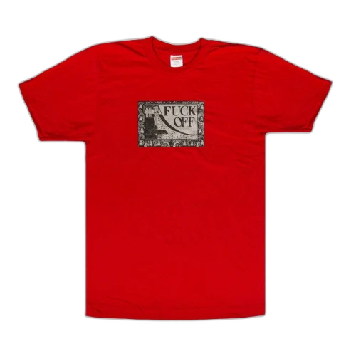 Supreme Fuck Off T-Shirt 'Red'