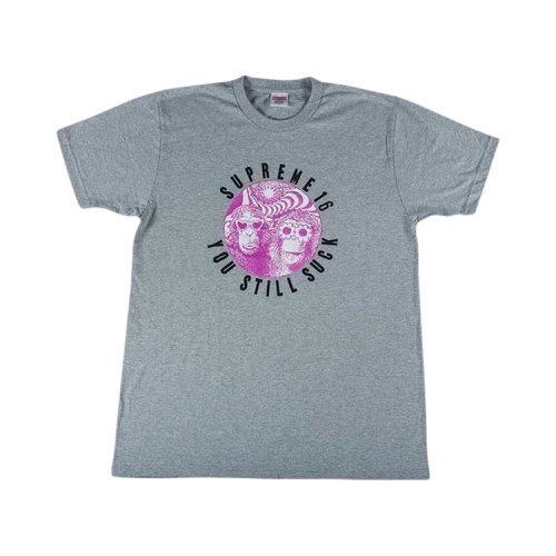 Supreme You Still Suck T-Shirt 'Grey'