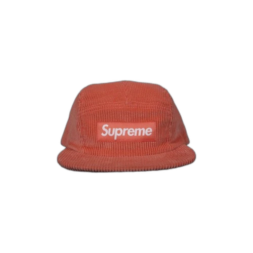 Supreme Corduroy Camp Cap 'Coral'