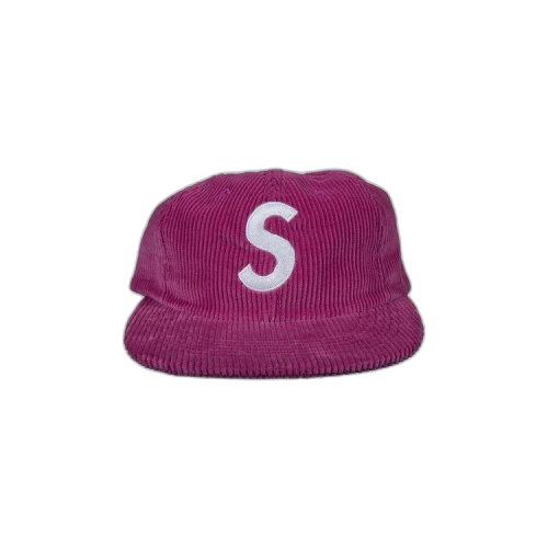 Supreme Corduroy S Logo 6-Panel 'Magenta'