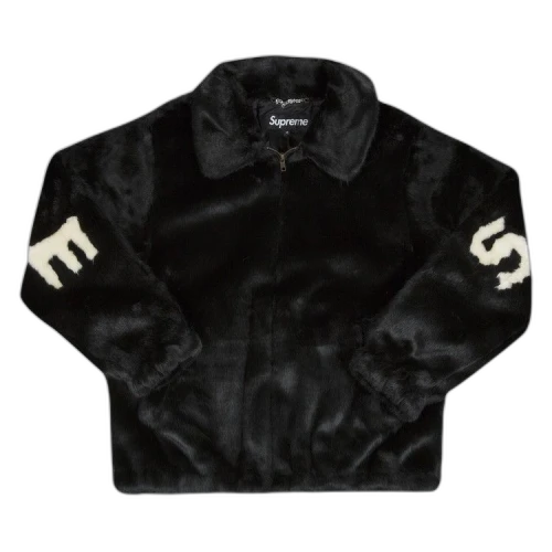 Supreme Faux Fur Bomber Jacket 'Black'