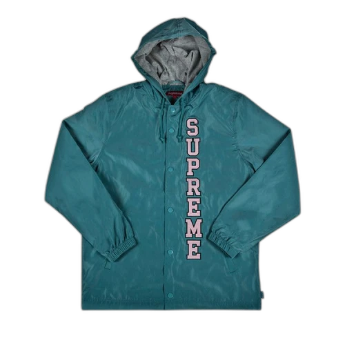 Supreme Vertical Logo Coaches Jacket 'Slate'