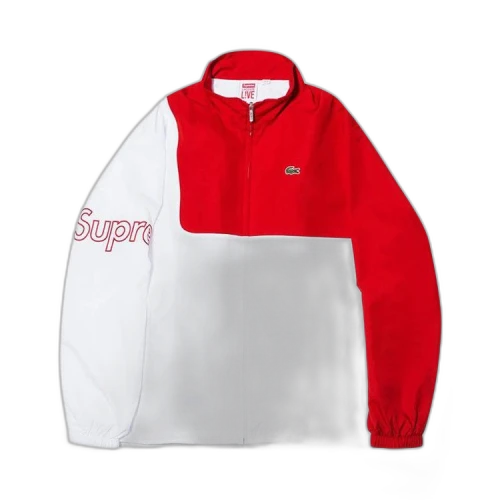 Supreme x Lacoste Track Jacket 'Red'