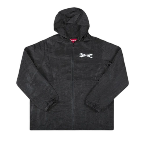 Supreme Skew Hooded Nylon Jacket 'Black'