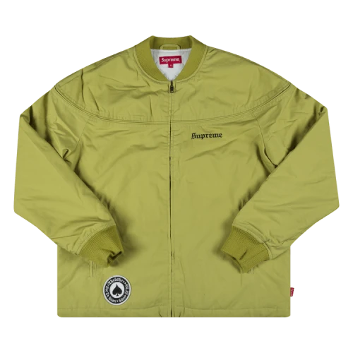 Supreme x Thrasher Poplin Crew Jacket 'Green'