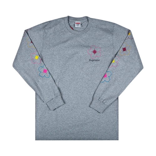 Supreme Been Hit Long-Sleeve Tee 'Grey'
