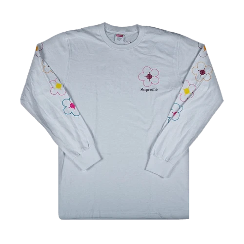 Supreme Been Hit Long-Sleeve Tee 'White'
