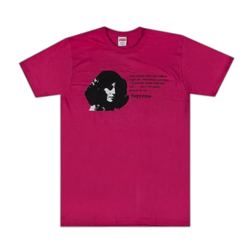 Supreme Mean Tee 'Dark Pink'