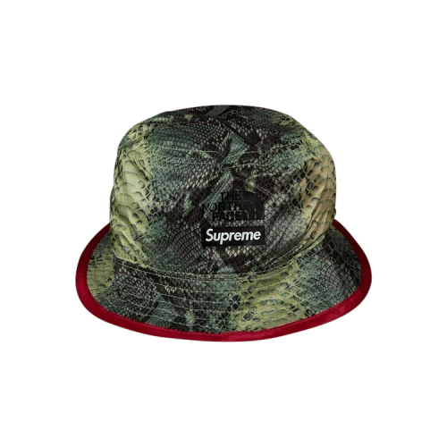 Supreme x The North Face Snakeskin Packable Reversible Crusher 'Green'