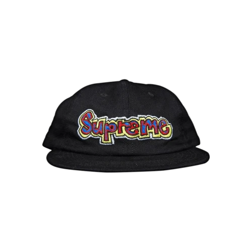 Supreme Gonz Logo 6 Panel Cap 'Black'