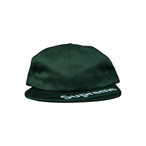Supreme Visor Label 6 Panel 'Green'