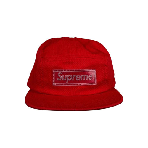 Supreme Nylon Pique Camp Cap 'Red'