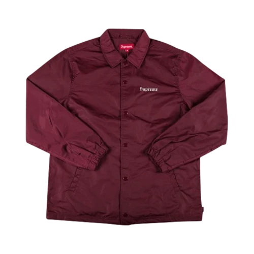 Supreme Nan Goldin - Misty & Jimmy Coaches Jacket 'Burgundy'