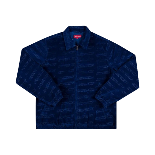 Supreme Debossed Logo Corduroy Jacket 'Royal Blue'