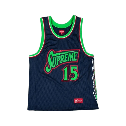 Supreme Bolt Basketball Jersey 'Navy'