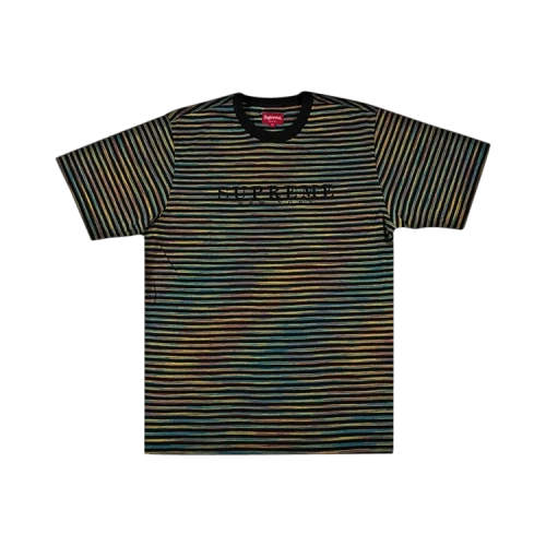 Supreme Static Stripe Top 'Black'