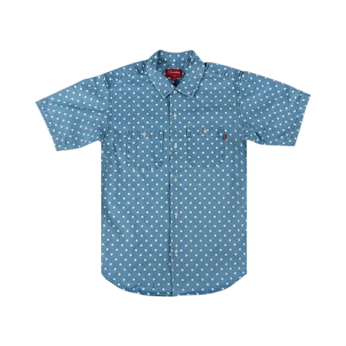 Supreme Polka Dot Denim Shirt 'Blue'