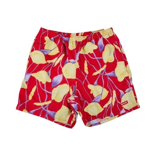 Supreme Nylon Water Short 'Red Floral'
