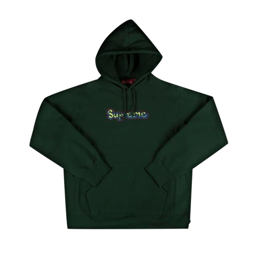 Supreme Gonz Logo Hooded Sweatshirt 'Dark Green'