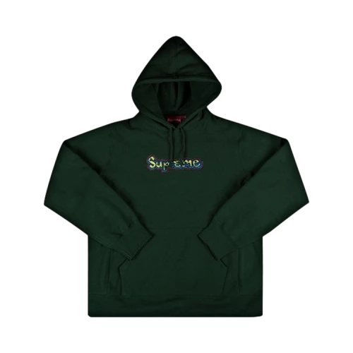 Supreme Gonz Logo Hooded Sweatshirt 'Green'