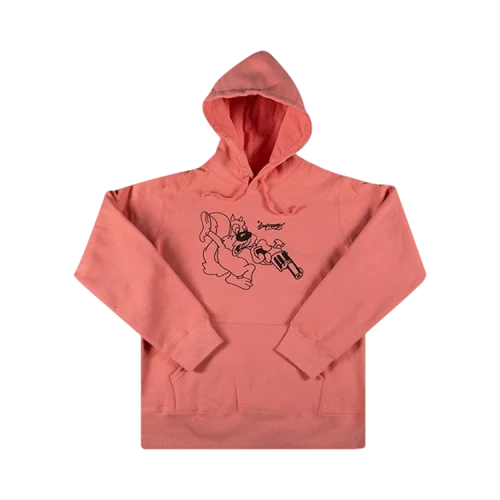 Supreme Lee Hooded Sweatshirt 'Coral'