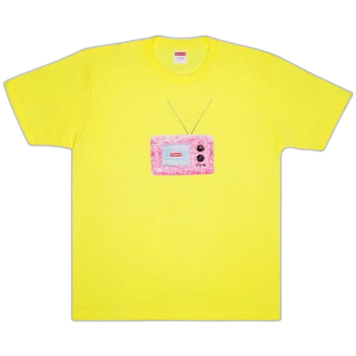 Supreme TV Tee 'Bright Yellow'