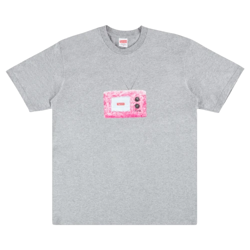 Supreme TV Tee 'Heather Grey'