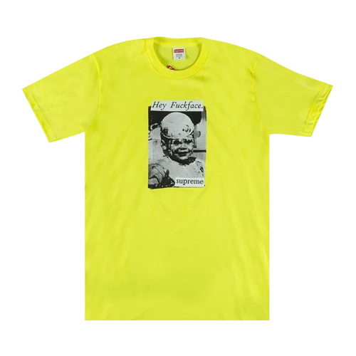 Supreme Fuck Face Tee 'Bright Yellow'