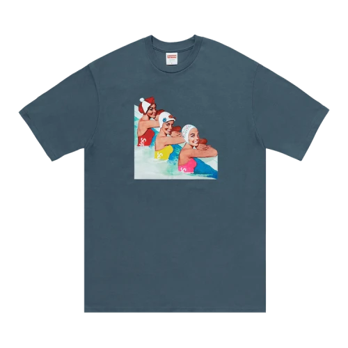Supreme Swimmers Tee 'Dark Slate'