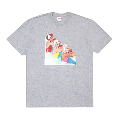 Supreme Swimmers Tee 'Heather Grey'