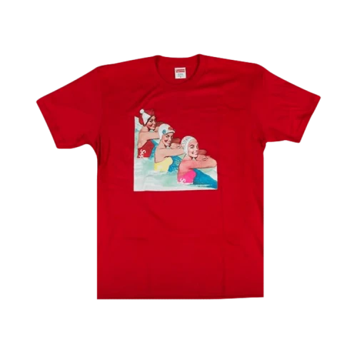 Supreme Swimmers T-Shirt 'Red'
