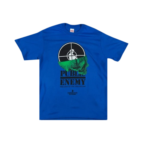 Supreme x Undercover x Public Enemy Terrordome T-Shirt 'Royal Blue'
