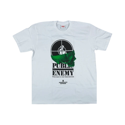 Supreme x Undercover x Public Enemy Terrordome T-Shirt 'White'