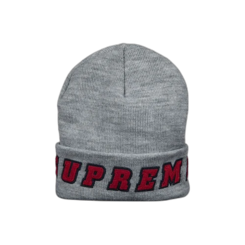 Supreme Felt Logo Beanie 'Grey'