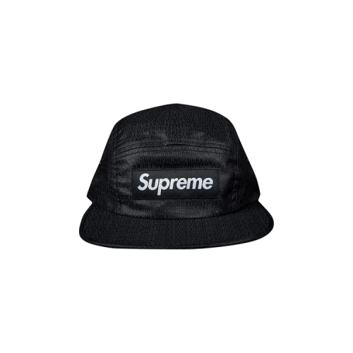 Supreme Fuck Everybody Jacquard Camp Cap 'Black'